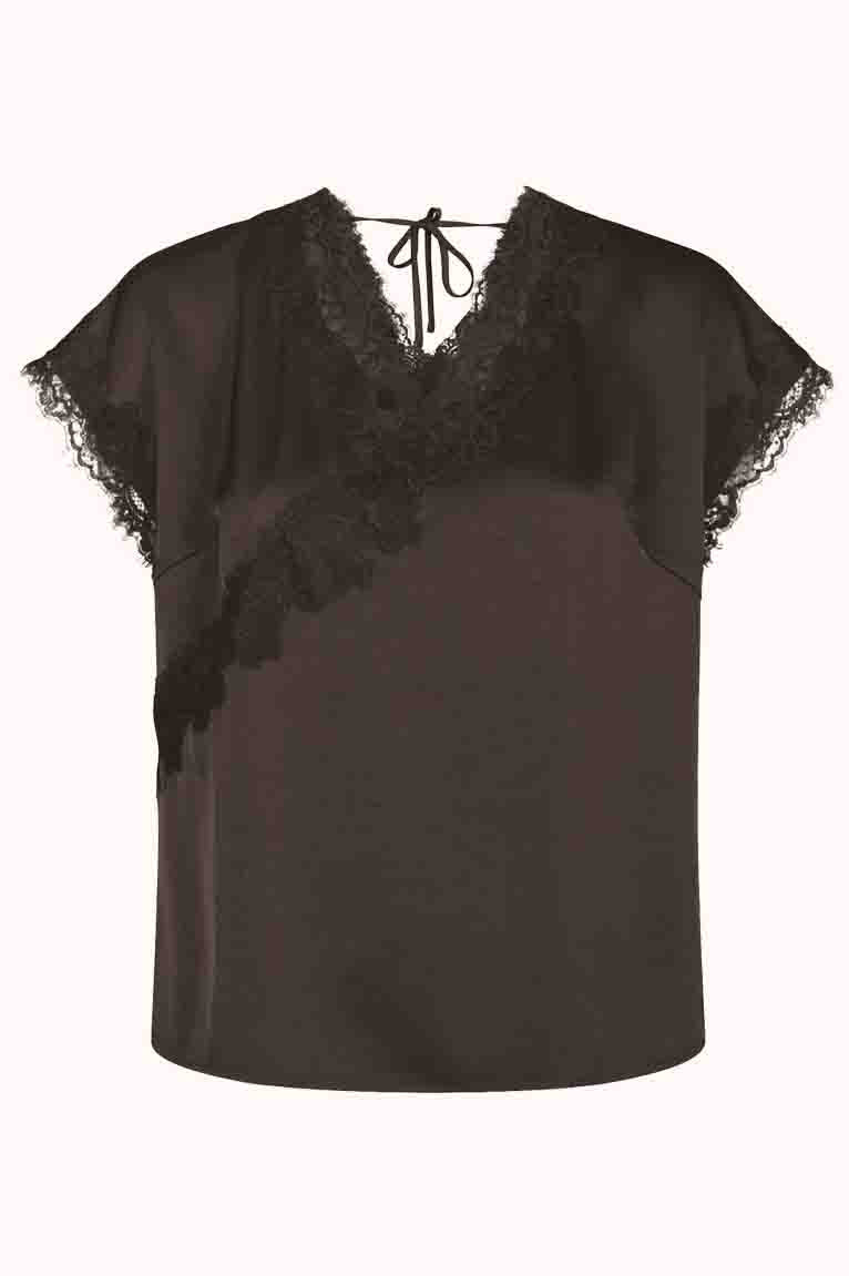 Benera Heavy Sateen Lace Blouse