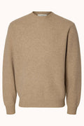 ANRRAGI LS KNIT WOOL CREW NECK