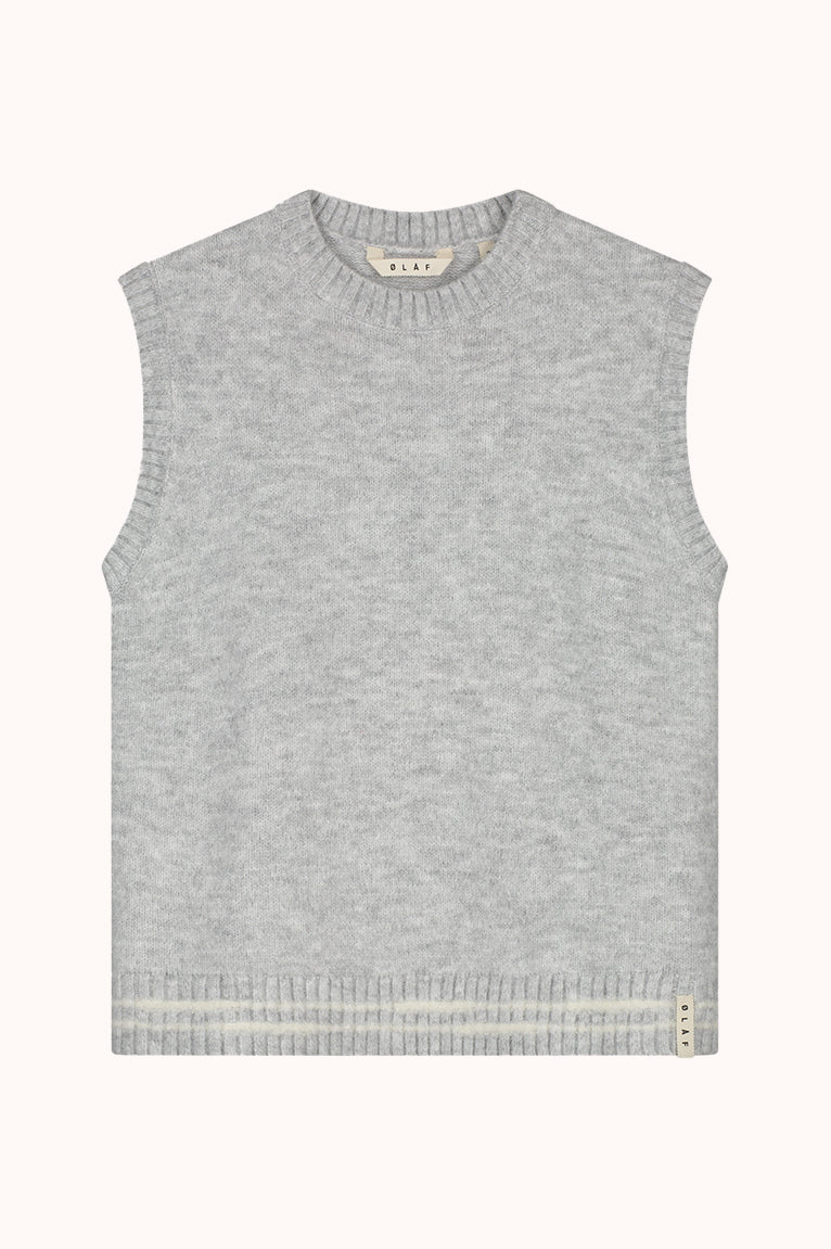 CRAFTED DETAIL KNIT VEST