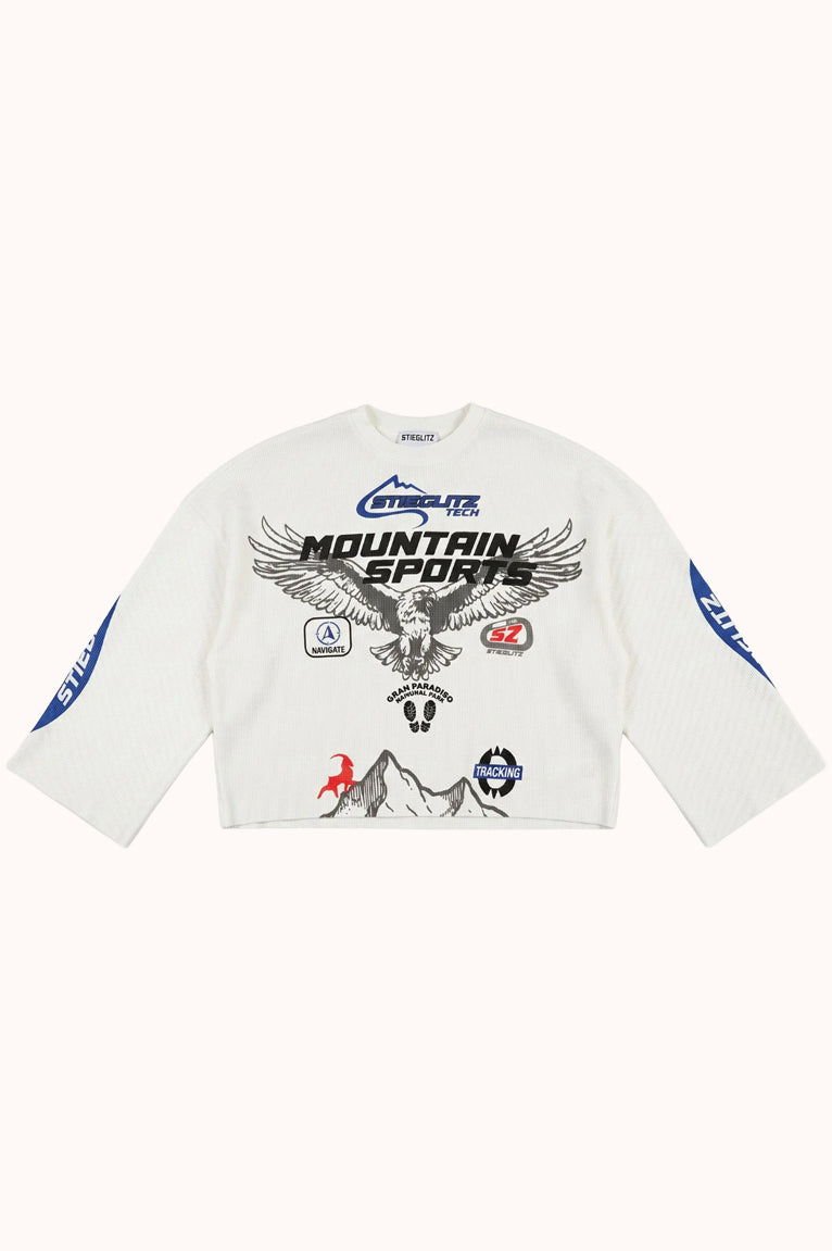 Marta Boxy Wide Skate Longsleeve | Off white