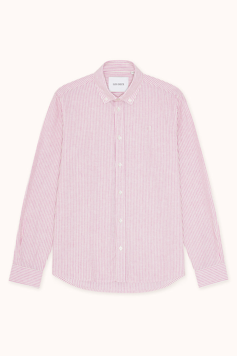Konrad Stripe Cotton Linen Shirt