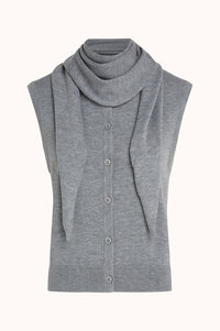 KYRA KNIT - Grey melange