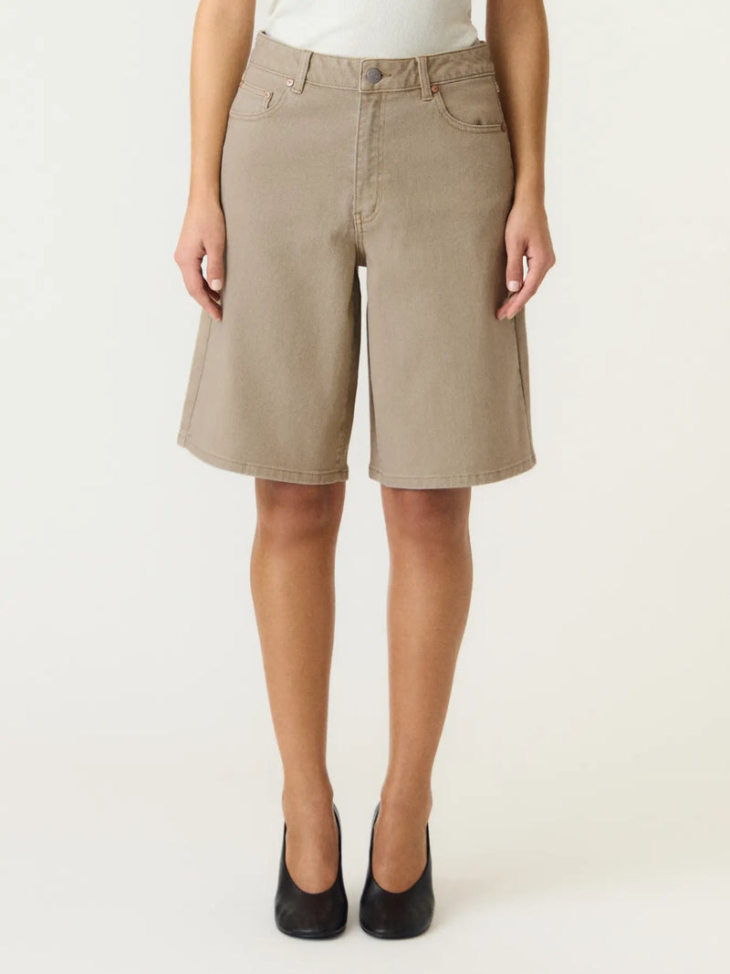 YASLUA HMW BERMUDA DENIM SHORTS - Incense