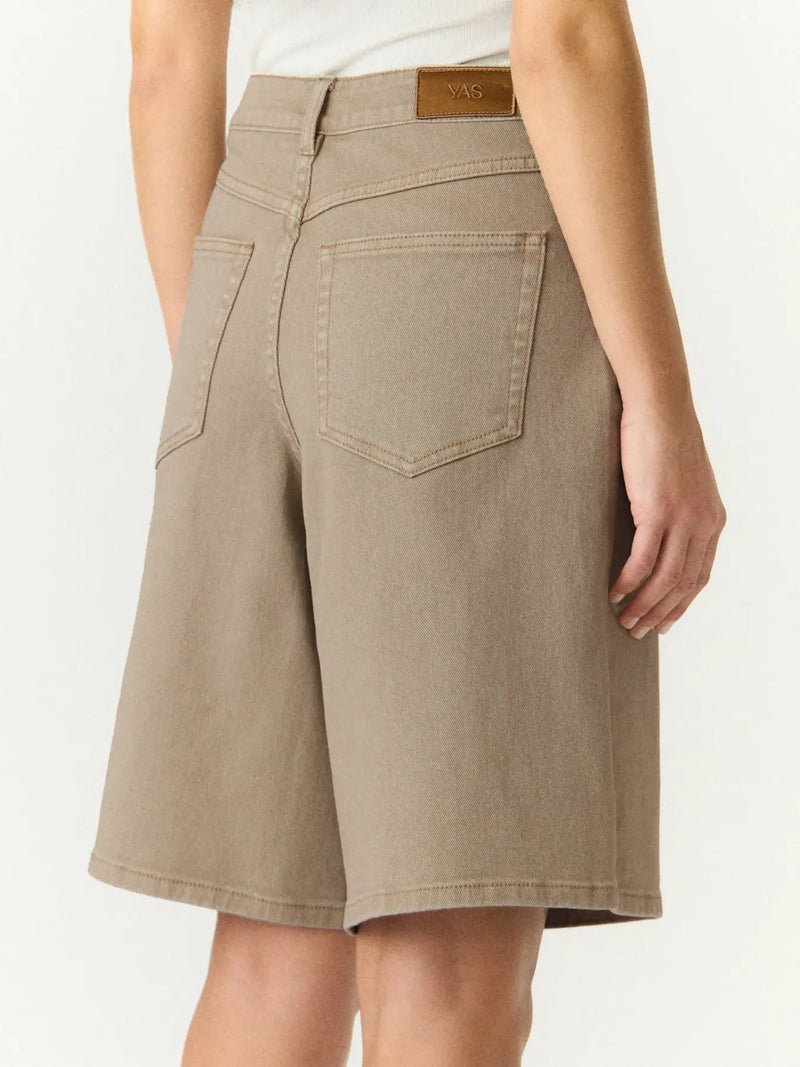 YASLUA HMW BERMUDA DENIM SHORTS - Incense