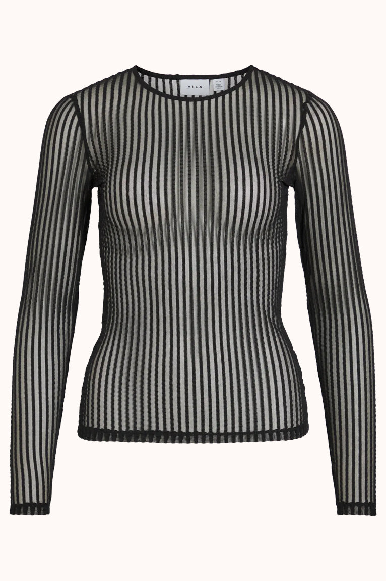 VITIONA O-NECK L/S TOP