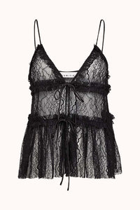 New Lace Tie Top
