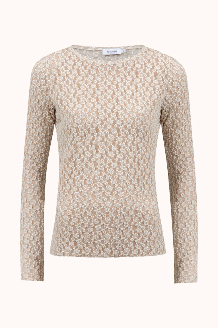 Lacey Top - Ecru