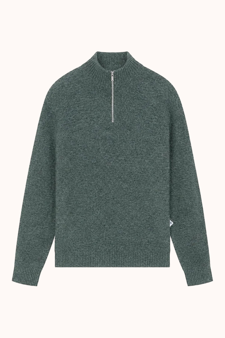 LAMAR KNITTED HLAF ZIP - URBAN CHIC