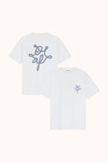 LASSO MONOGRAM TEE - Wit