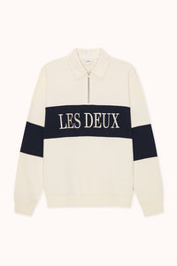 Zipper Rugby Sweat - Ecru