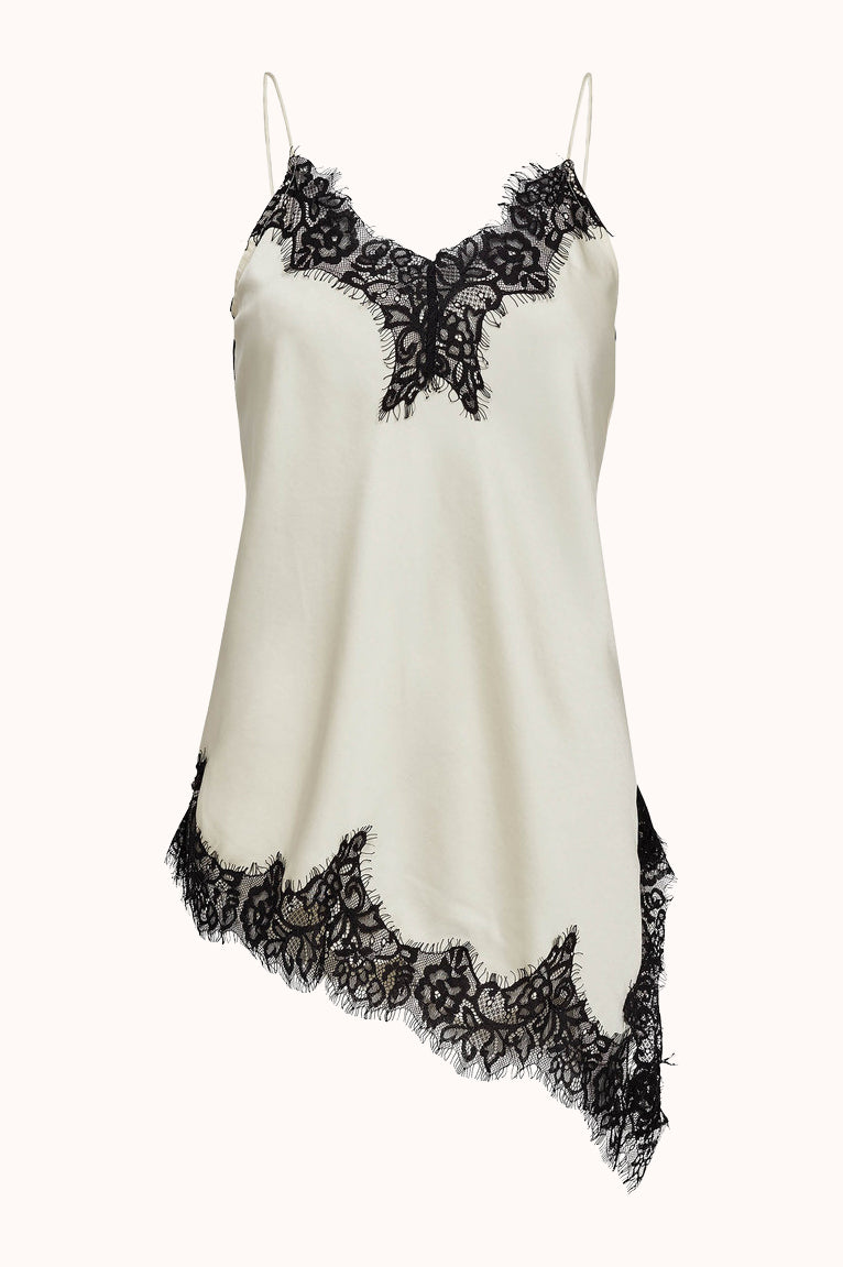 Naomi Asym Contrast Lingerie Top