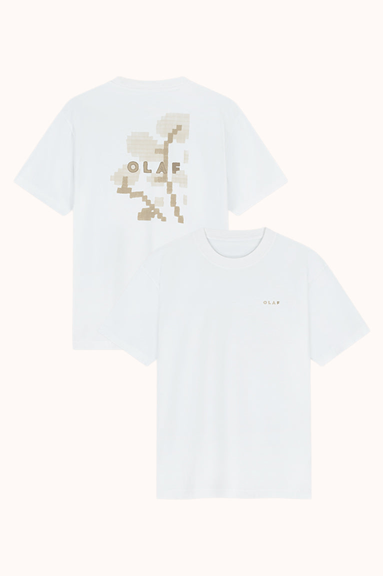 FELTED WATERCREST TEES - Wit