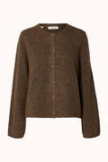 SLWLULU NEW LS KNIT CARDIGAN - Dachshun