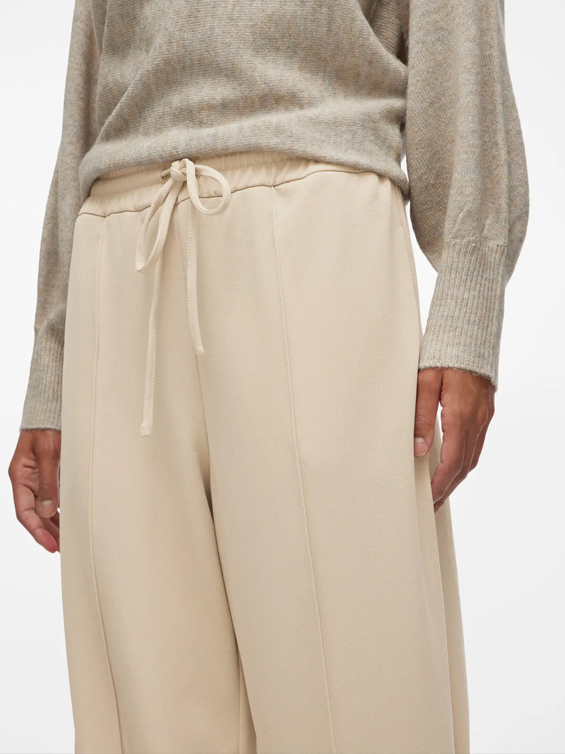 VICLUA HW WIDE PANTS - Feather Gray