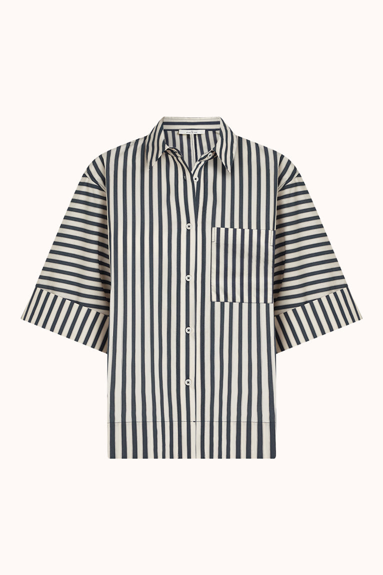 MAUREEN BLOUSE - Bullet blue