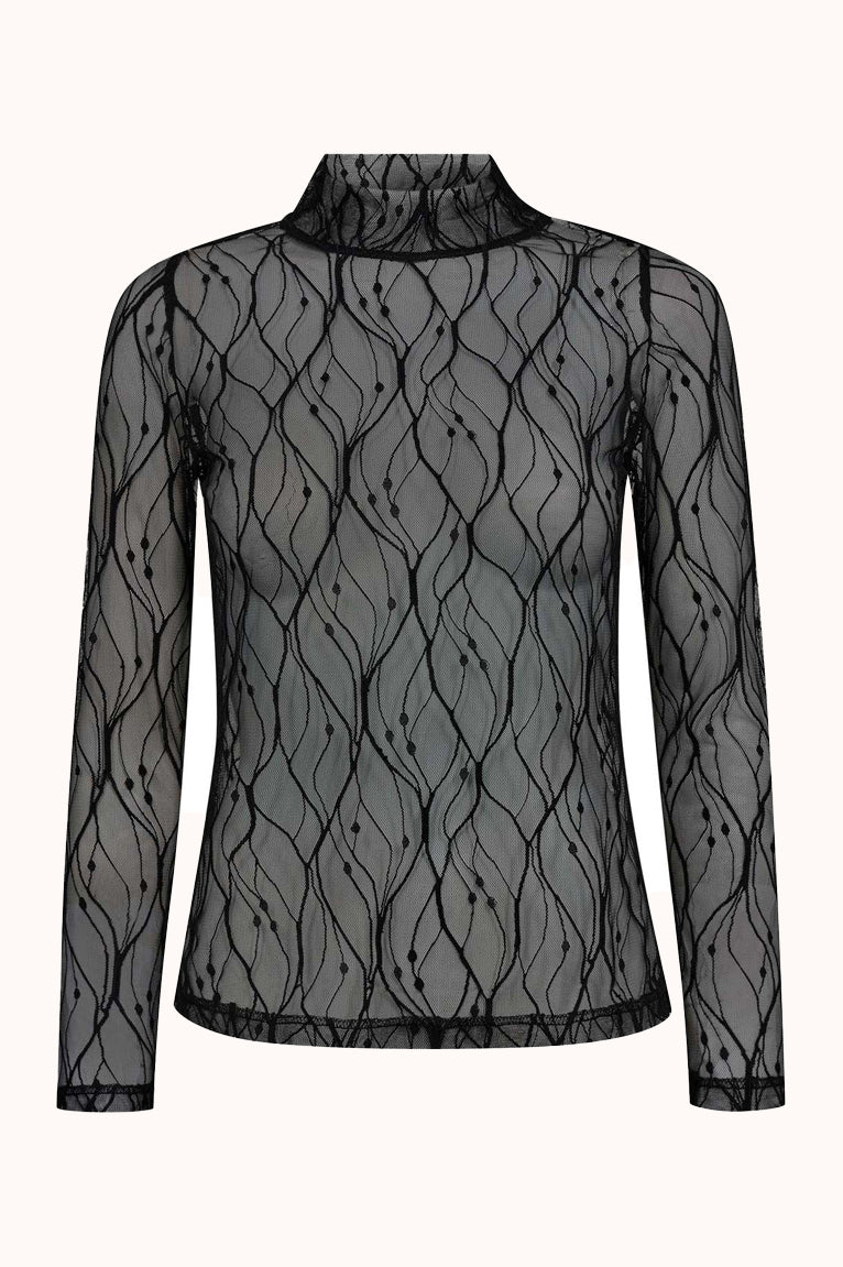 MercyCC Mesh Turtleneck
