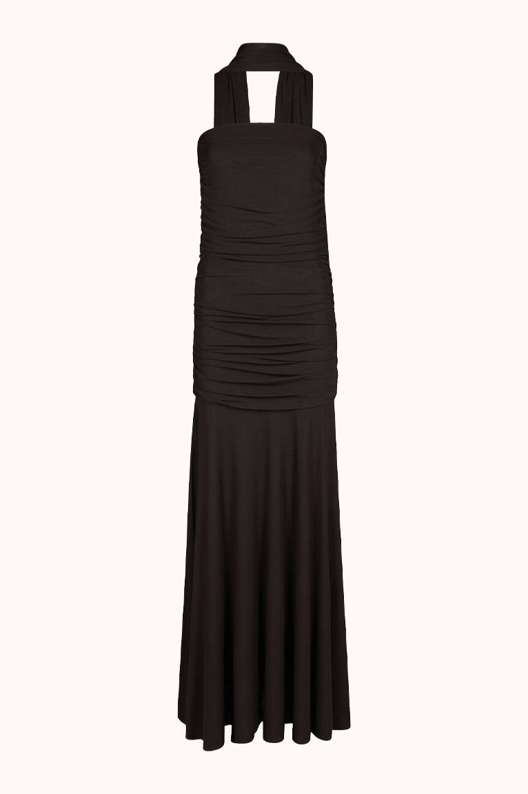Misi Mesh Dress - Bruin