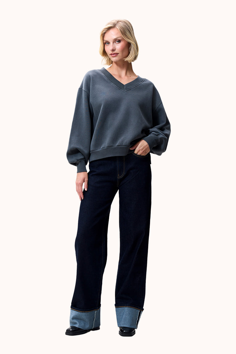 Sweater with Vneck