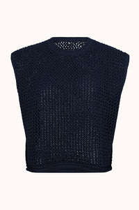 Mori Knitted Top - Blauw