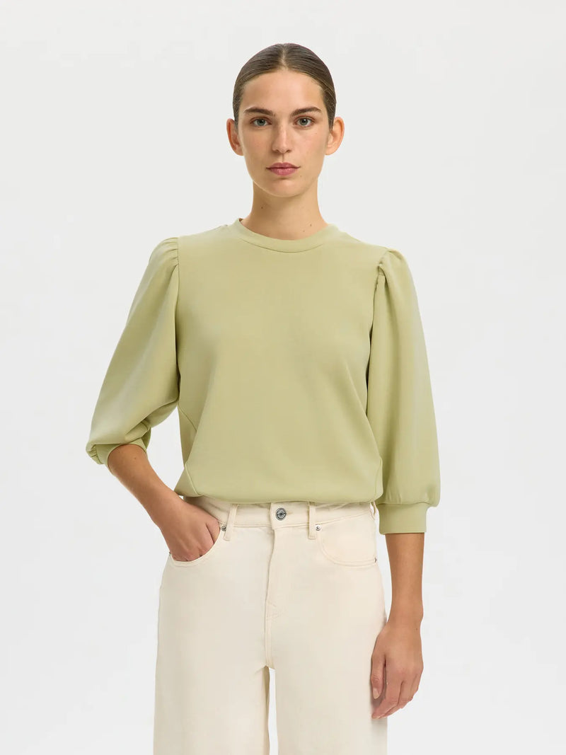 SLWTENNY 3/4 SWEAT TOP - Lint