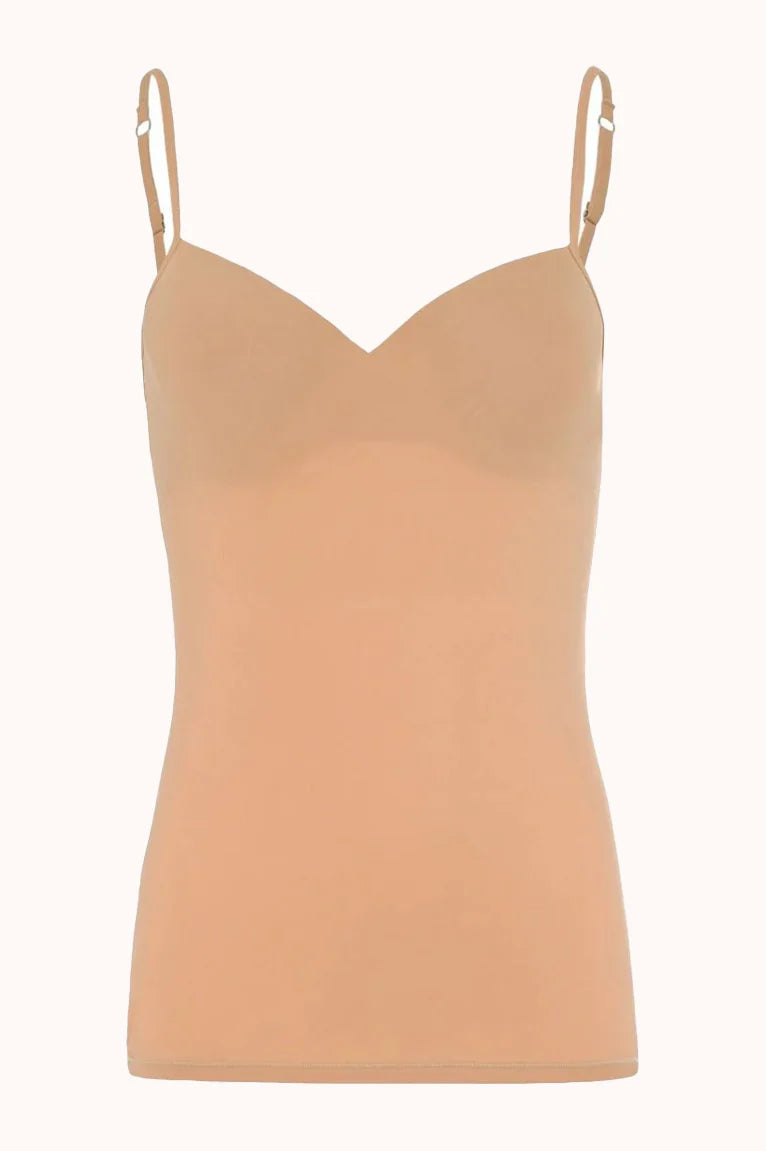 HANRO TOP - ALLURE PADDED BRA - NUDE