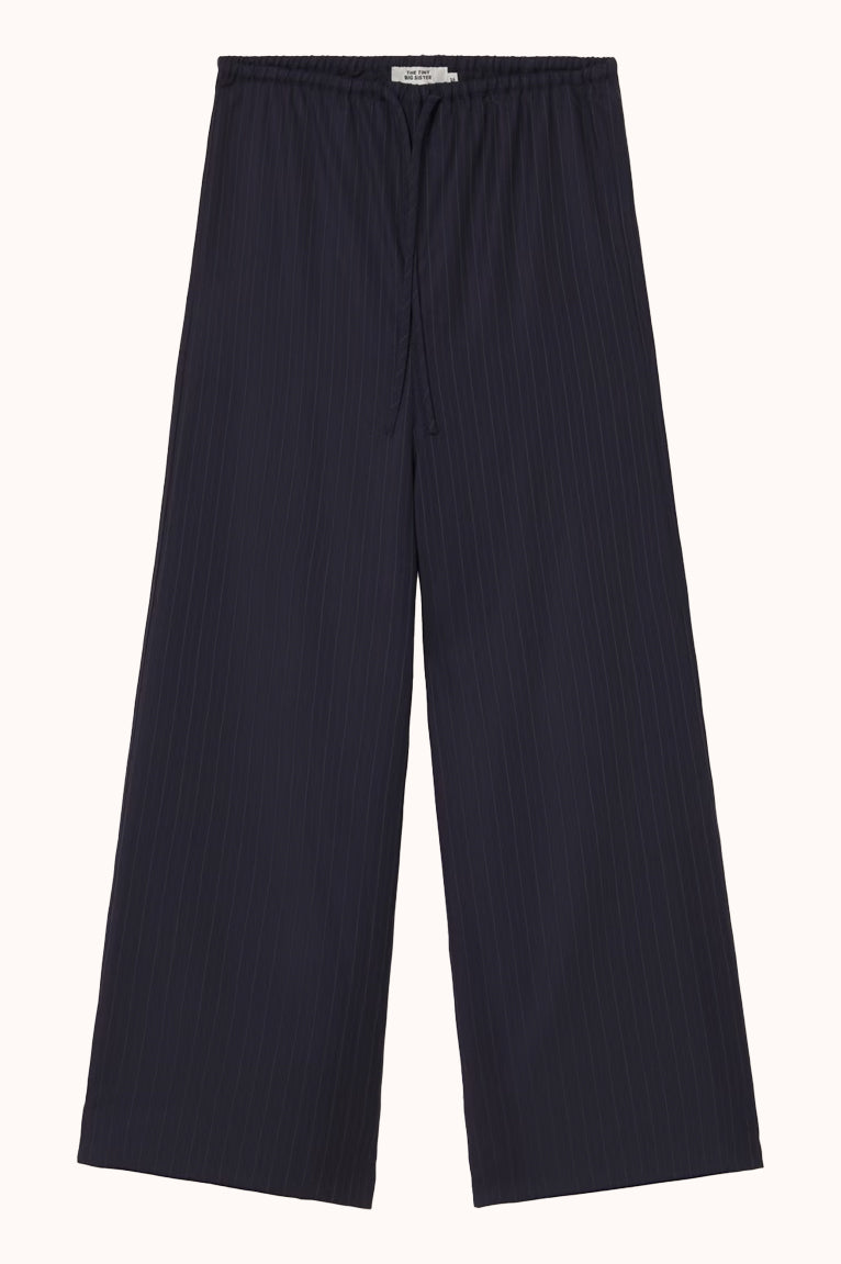 STRIPED WOOL TROUSERS