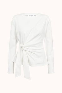 OrianeCC LS Pleat Tie - Wit