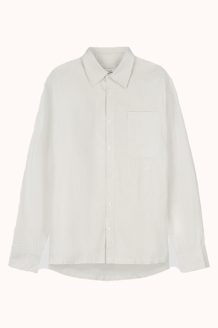 OVERSIZED STRIPE OXFORD SHIRT
