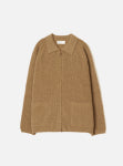ZIP CARDIGAN  TAWNY