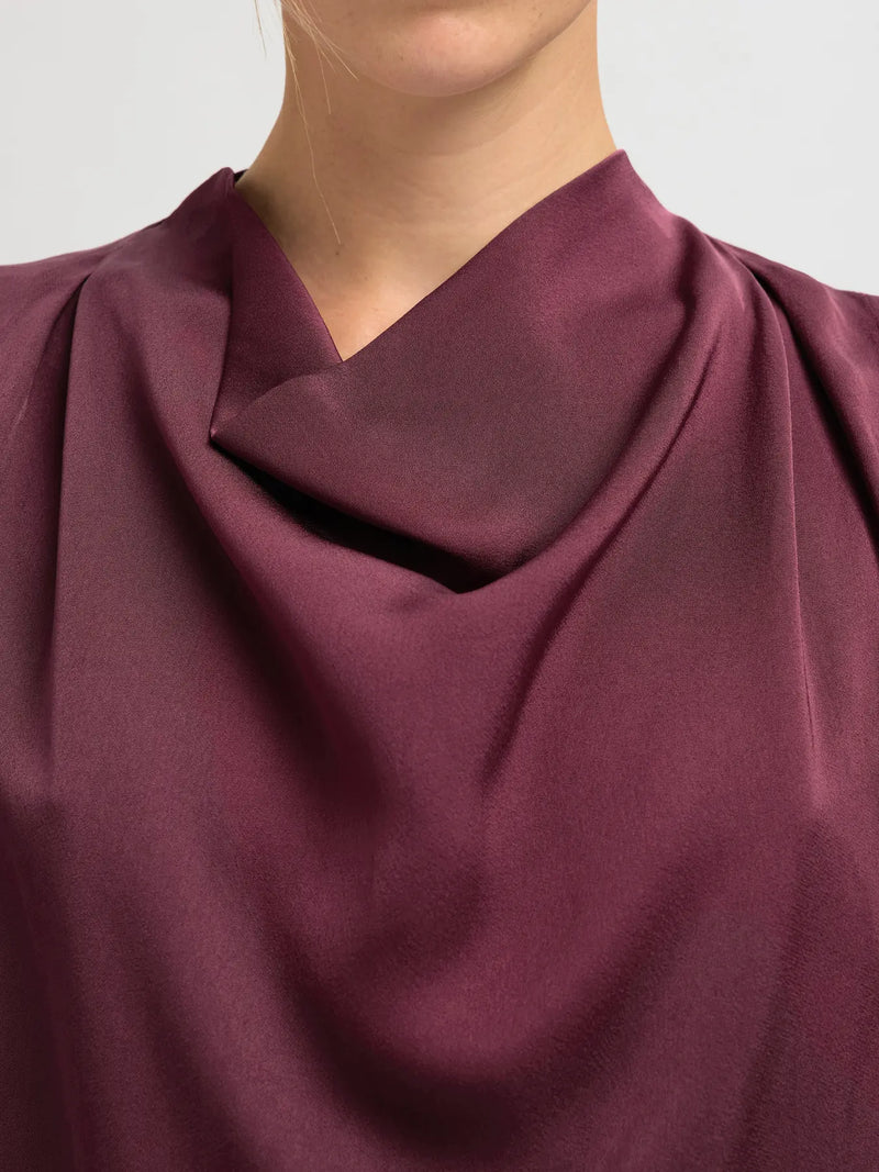 SLFLAURINA ONE SHOULDER COWL TOP