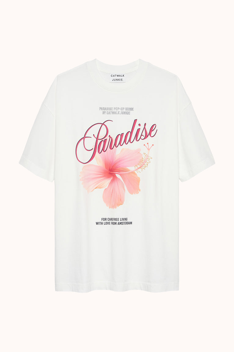 Oversized graphic Tshirt - Off White