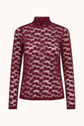 PenolaCC Turtleneck - Wine Red