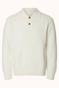 SLMPIM LS KNIT POLO CAMP