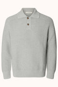 SLMPIM LS KNIT POLO CAMP