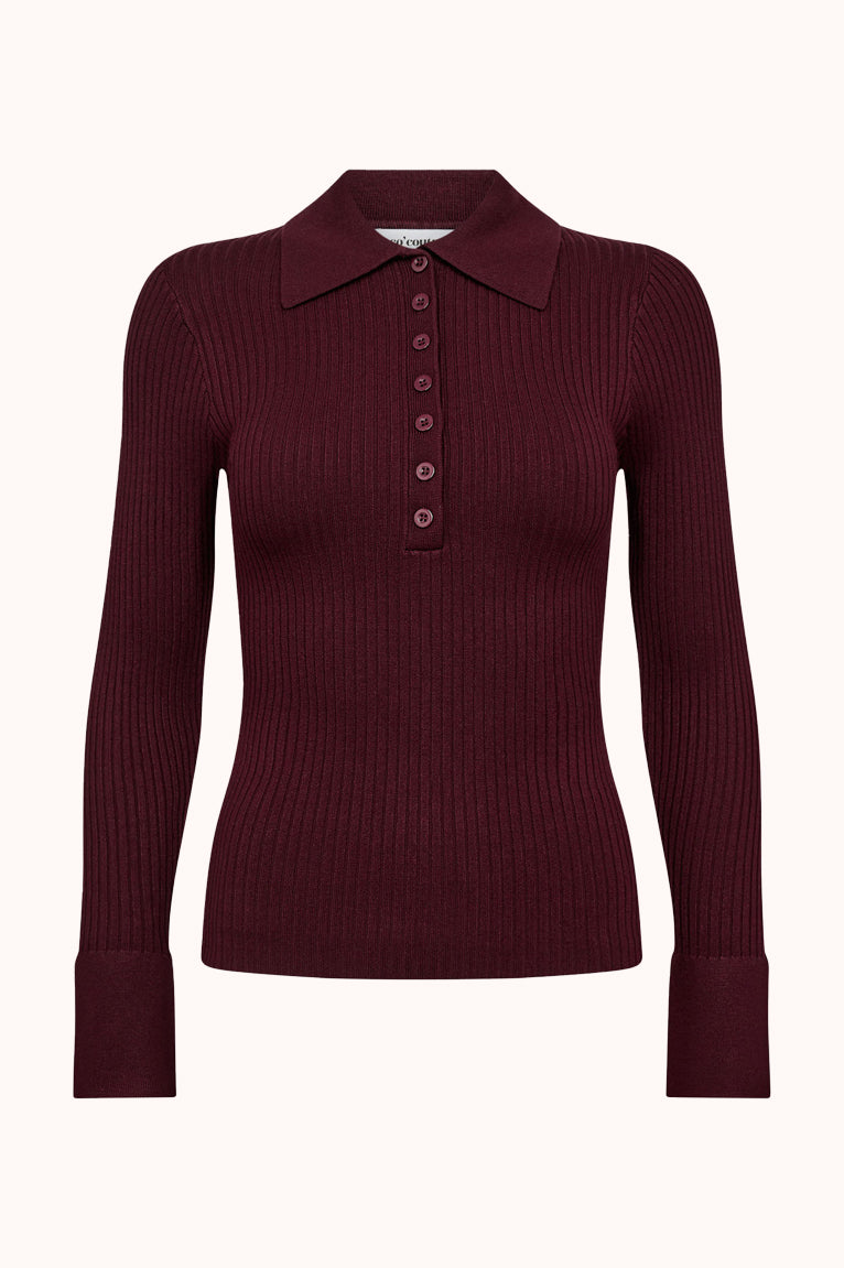 BonnyCC Polo LS Knit