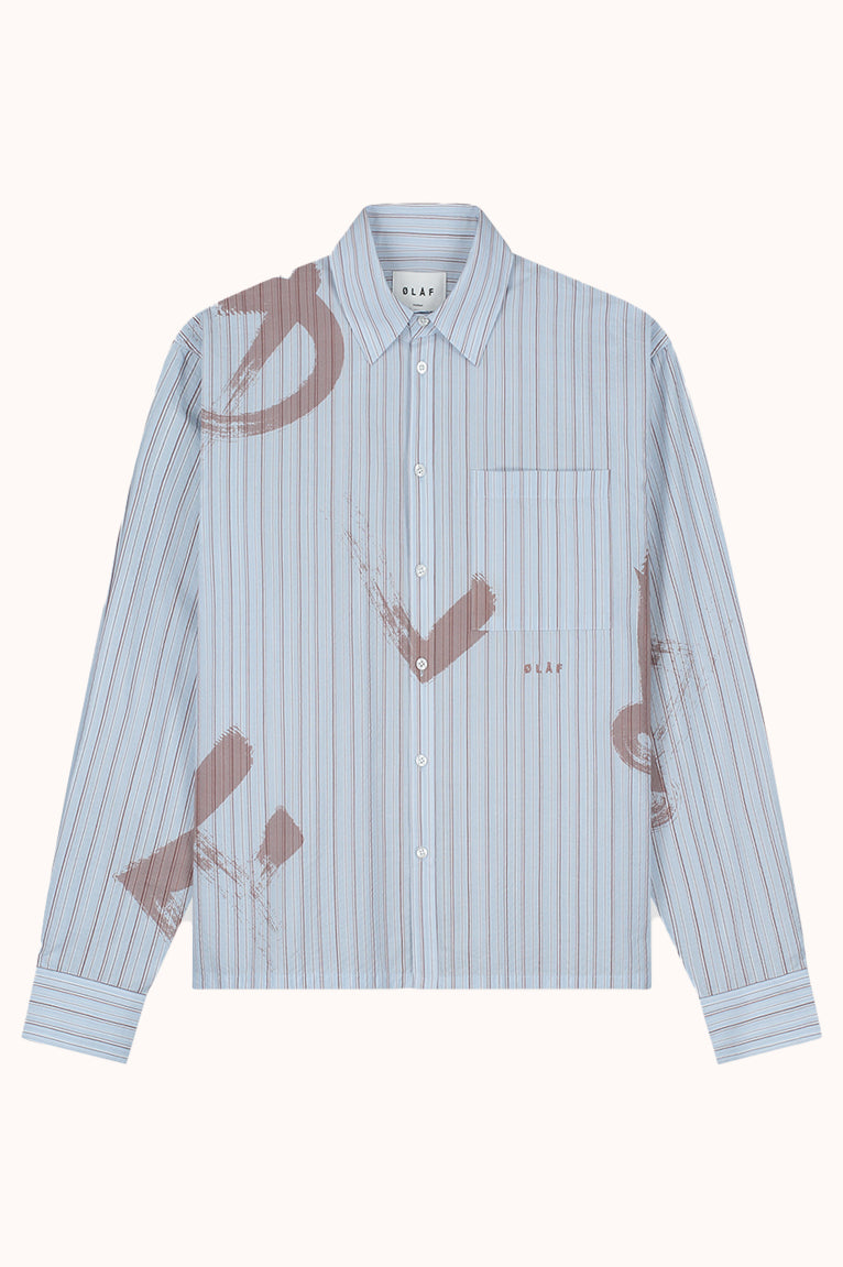 LOGO STRIPE SHIRT