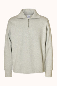 SLHRELAXARON LS HALF ZIP SWEAT
