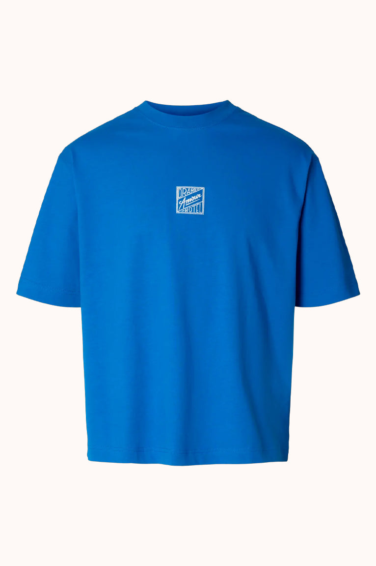 SLHRELAXBROCK SS TEE HOTEL AMOUR