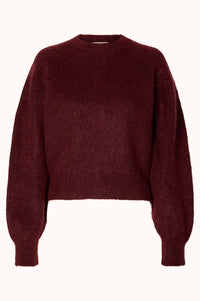 SLWMIRA LS KNIT SHORT O-NECK