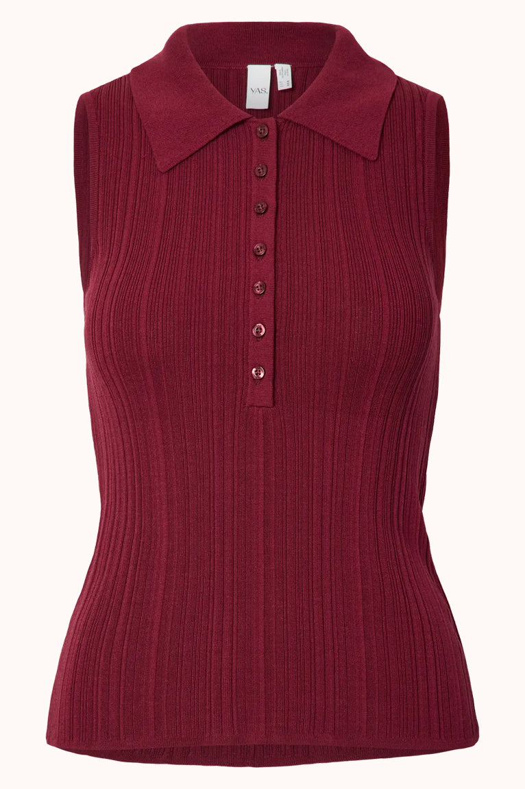 YASTANKI SL POLO KNIT TOP