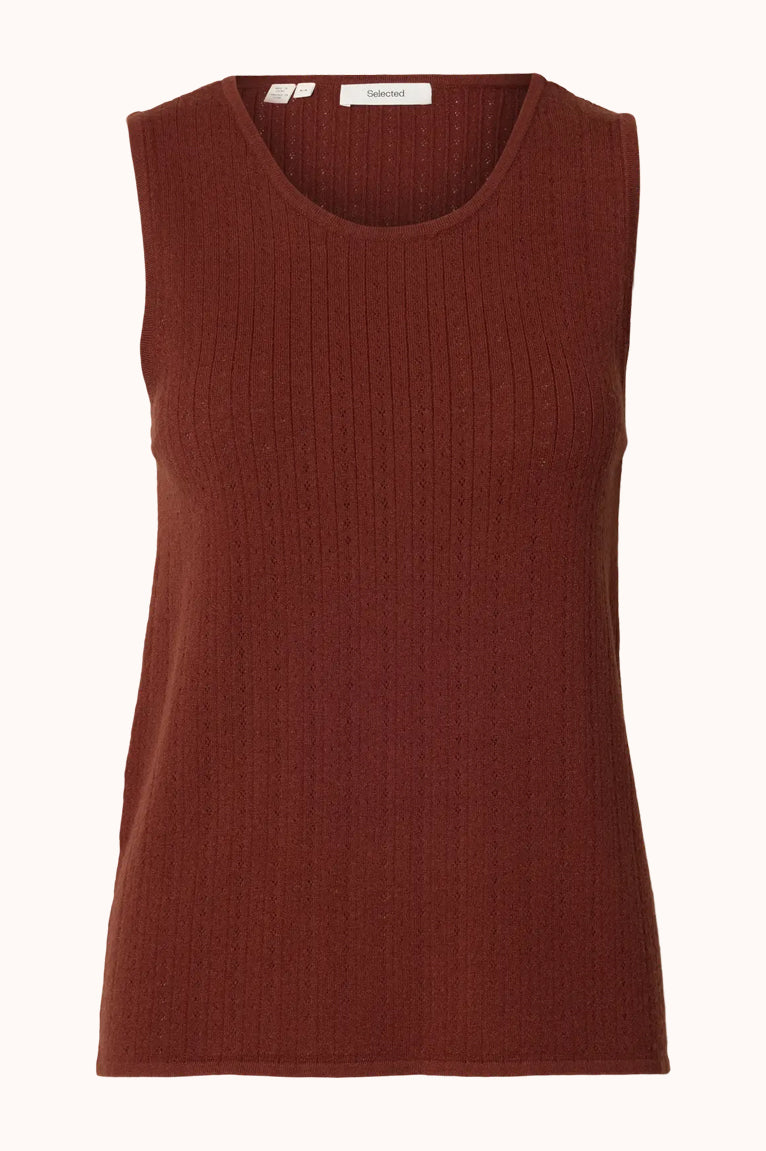 SLFHELLE POINTEL SL KNIT TOP