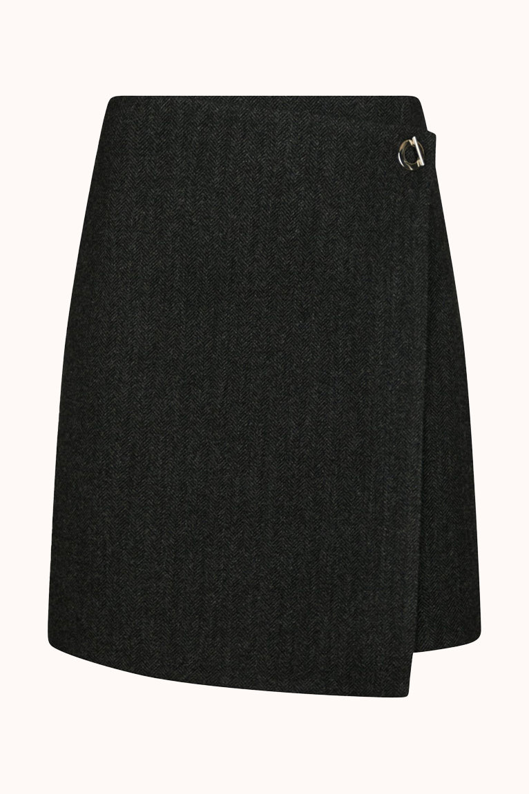 Marisi Herringbone Skirt