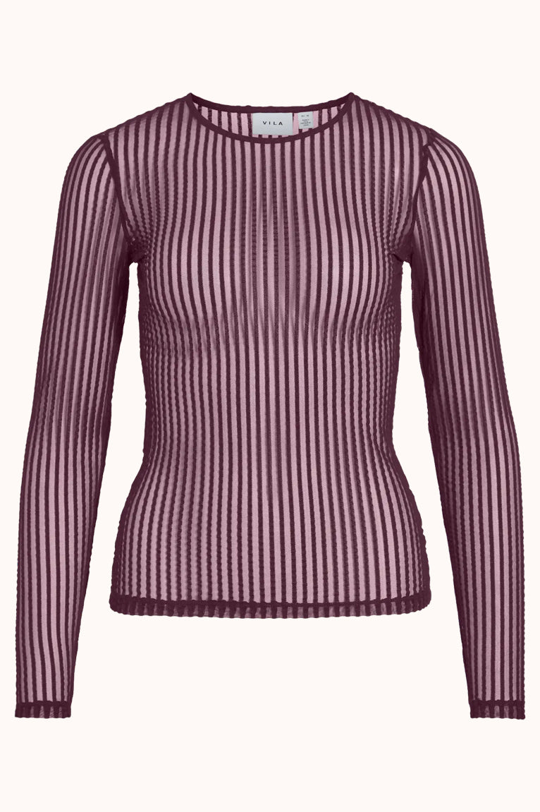 VITIONA O-NECK L/S TOP