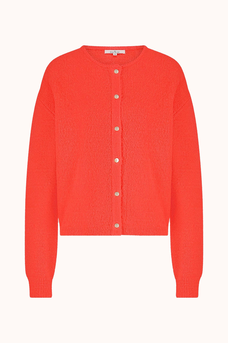 Bodi Cardigan Red Flame