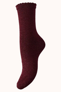 PCSEBBY GLITTER LONG SOCKS