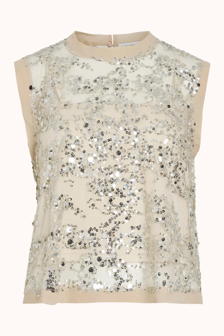ROULEONA S/L O-NECK TOP