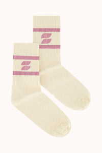 logo sparkle socks
