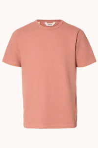 SLHSANDER SEERSUCKER SS O-NECK TEE