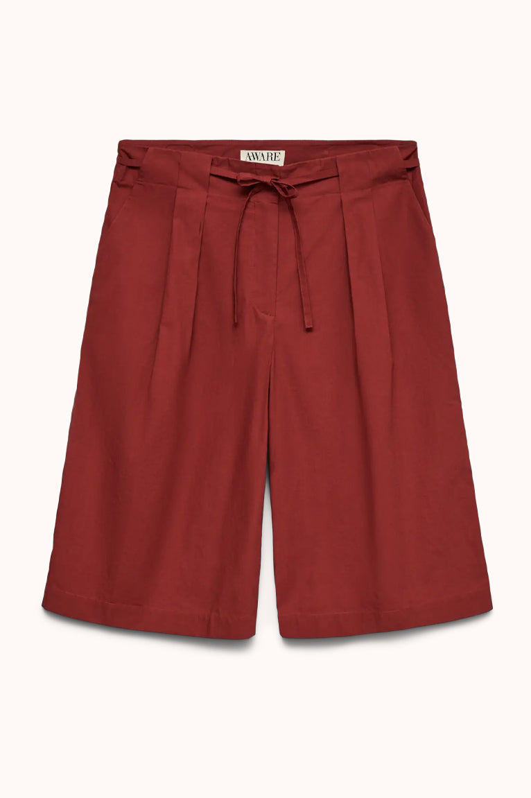 AWBARBARA MW SHORTS - Russet brown