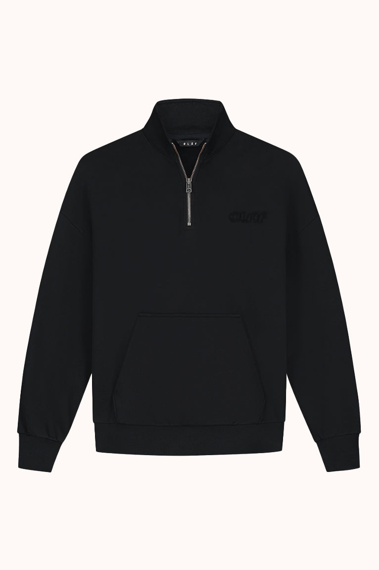 SIGNATURE ZIP MOCK